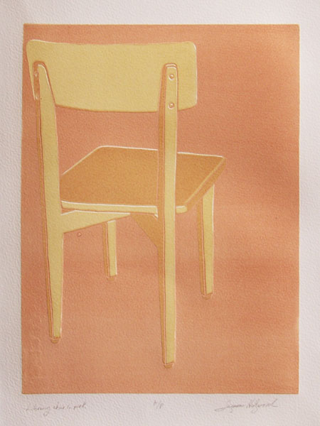 Library Chair in Pink