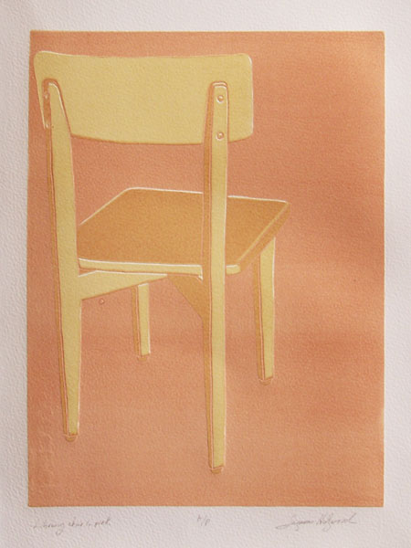 Library Chair in Pink